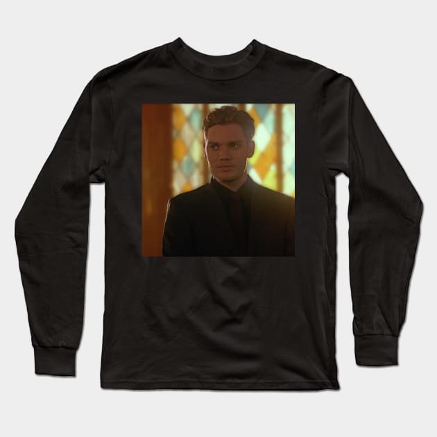 Jace Herondale Long Sleeve T-Shirt by vickytoriaq